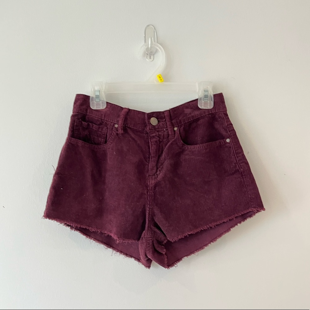 Burgundy corduroy Kendall + Kylie pacsun shorts!